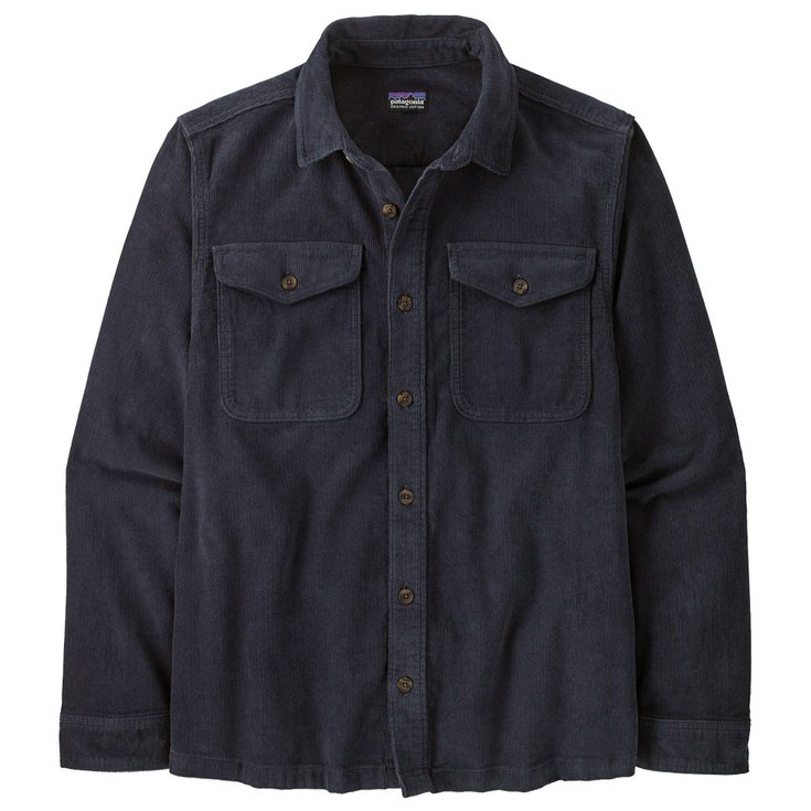 Patagonia Camicia Corduroy Shirt Smolder Blue Presentazione
