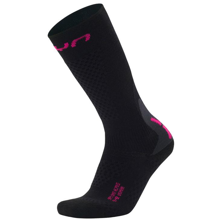 Uyn Woman Ski One Alpine Merino Sock Black Pink 