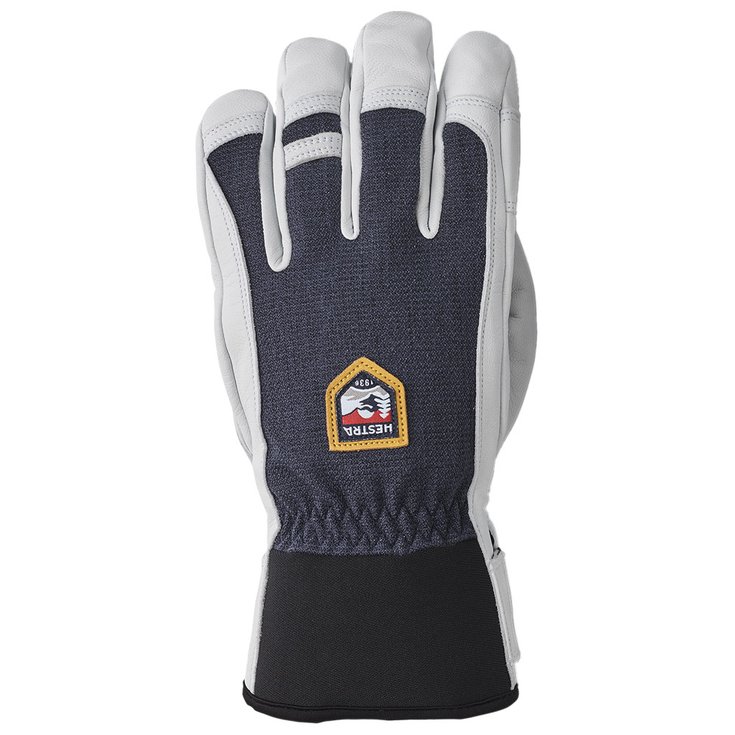 Hestra Gant Army Leather Patrol Glove Navy Présentation