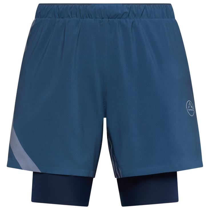 La Sportiva Short de trail Flow 5" Night Sky Chalk 