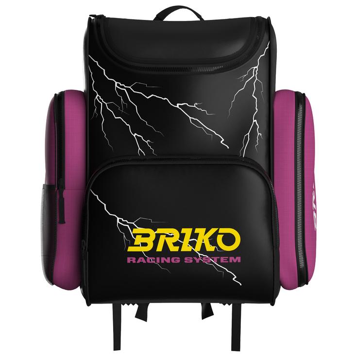 Briko Ski Boot bag Probe Backpack 60L Black Violet Dahlia Overview