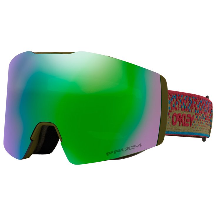 Oakley Maschera Fall Line M Dark Brush Ember Prizm Jade Iridium Presentazione