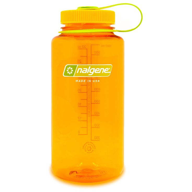 Nalgene Flask Bouteille Grande Ouverture 1L Clementine Overview