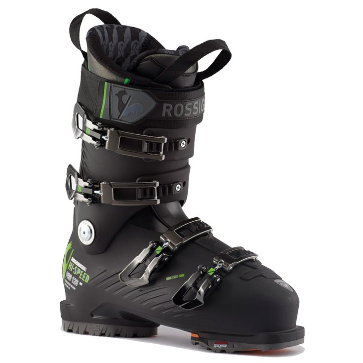 Rossignol Chaussures de Ski Hi Speed Pro 120 Mv Gw Black Green Présentation