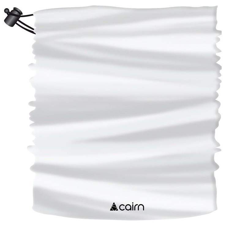 Cairn Scaldacollo Polar Fleece Adjustable Neck Cover White Presentazione