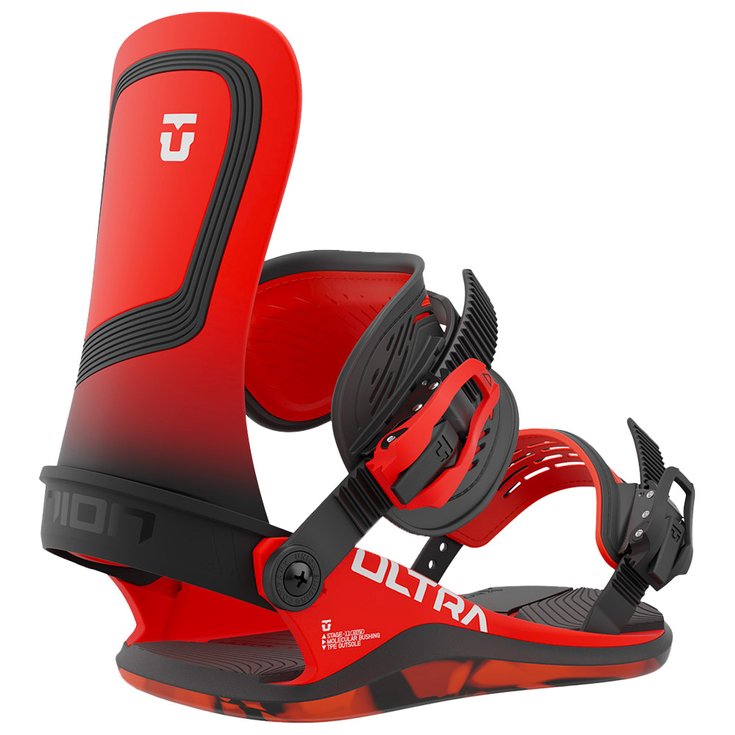 Union Snowboard Binding Ultra Hot Red Overview