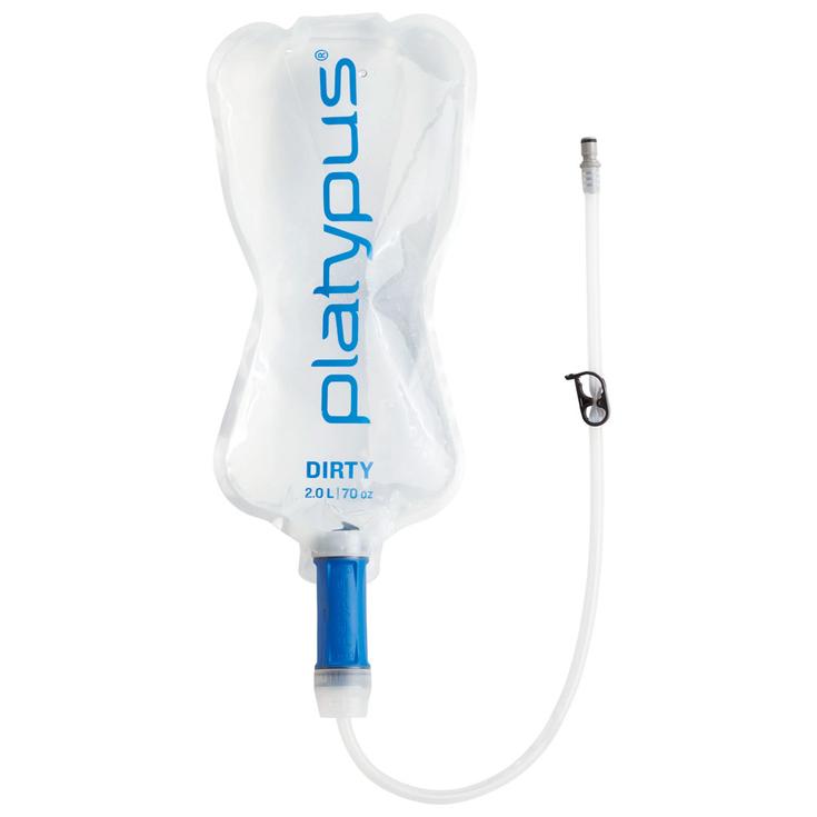 Platypus Filtro de agua personal QuickDraw 2L Filter System Translucide Blue Presentación