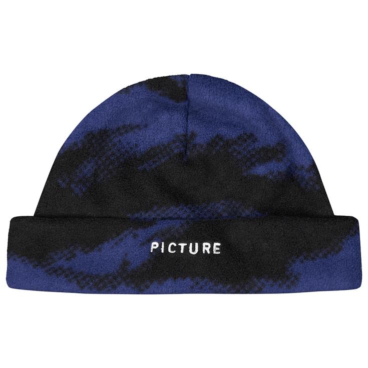 Picture Fleece Beanie Retro Fusion Print 
