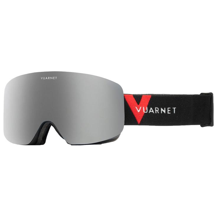 Vuarnet Maschera Masque Large Noir Mat Grey Silver Flash Presentazione