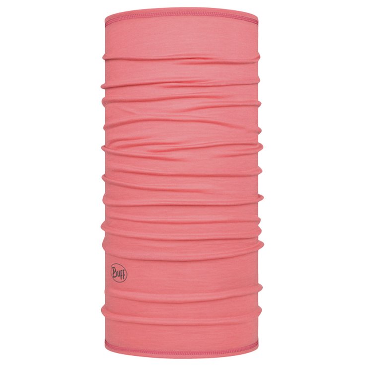 Buff Scaldacollo Merino Lightweight Neckwear Solid Cyberpink Presentazione
