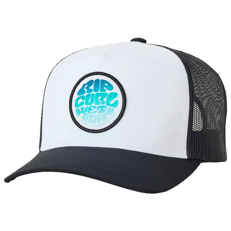 Rip Curl Cap Wetsuit Icon Trucker Black White Präsentation
