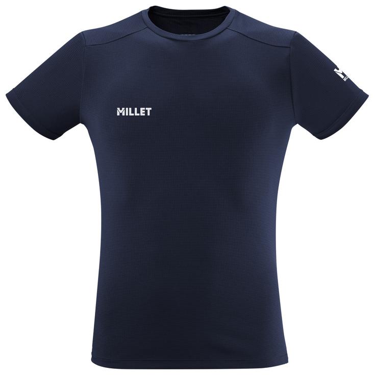 Millet Tee-shirt de rando Fusion Short sleeve Navy Blue Présentation