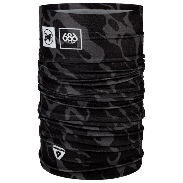 Buff Neck warmer Thermonet Neckwear Fractured 686 Black Overview