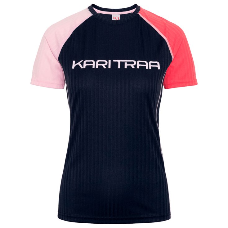 Kari Traa Trail tee-shirt Ella Baselayer Tee Shirt Dark Navy Blue Overview