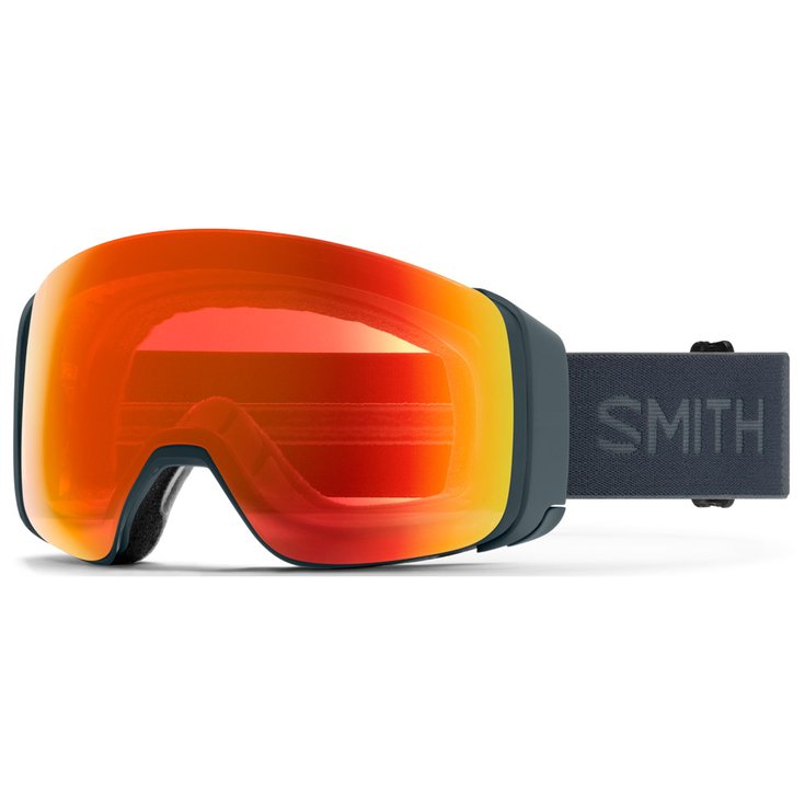 Smith Masque de Ski 4D Mag Slate Chromapop Everyday Red Mirror + Chromapop Storm Yellow Flash Présentation