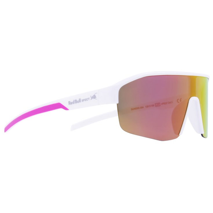 Red Bull Spect Dundee Shiny White Purple Brown Pink Mirror Präsentation