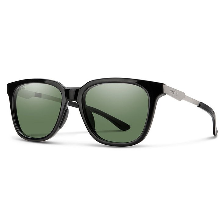 Smith Sunglasses Roam Black ChromaPop Polarized Gray Green Overview