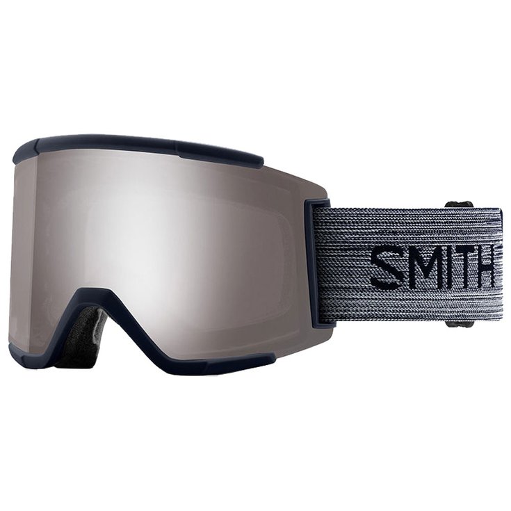 Smith Masque de Ski Squad Xl Ink Chromapop Sun Platinum Mirror + Chromapop Storm Rose Flash Présentation