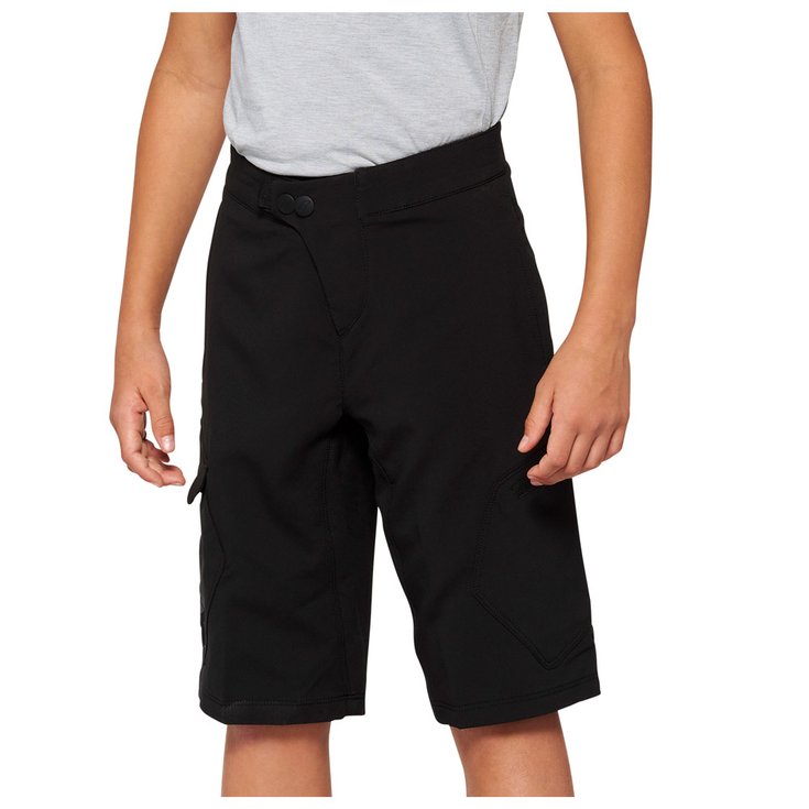 100 % MTB shorts Ridecamp Youth Black Overview