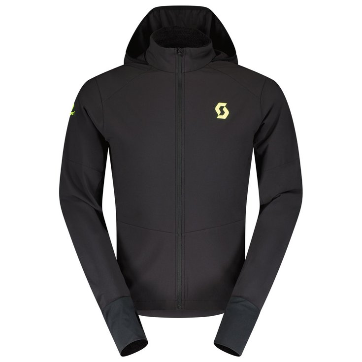 Scott Trail jacket Rc Run Warm Black Yellow Overview