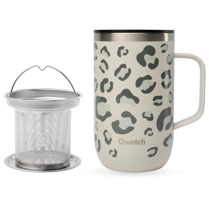 Qwetch Mug Mug Tisanière 470 ml Wild Sable Presentazione