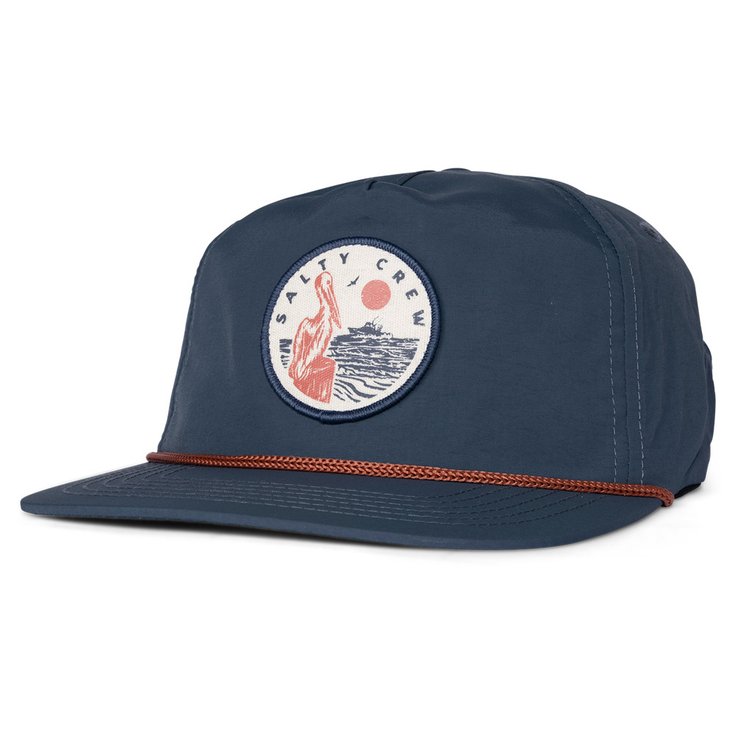 Salty Crew Casquettes Stake Out Boys 5 Panel Bluefin Présentation