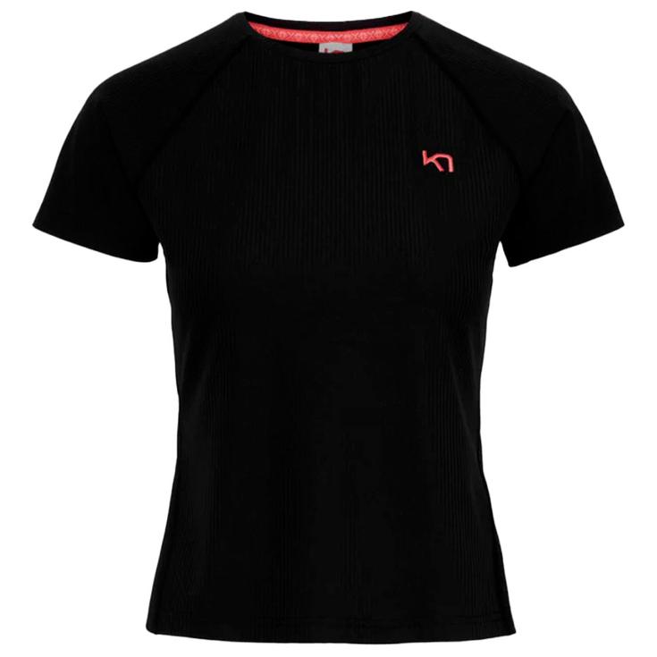Kari Traa Maglietta da trail Linnea Tee Shirt Black Presentazione