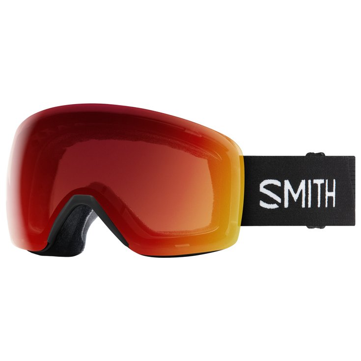 Smith Skibrillen Skyline Black Chromapop Photochromic Red Mirror Voorstelling