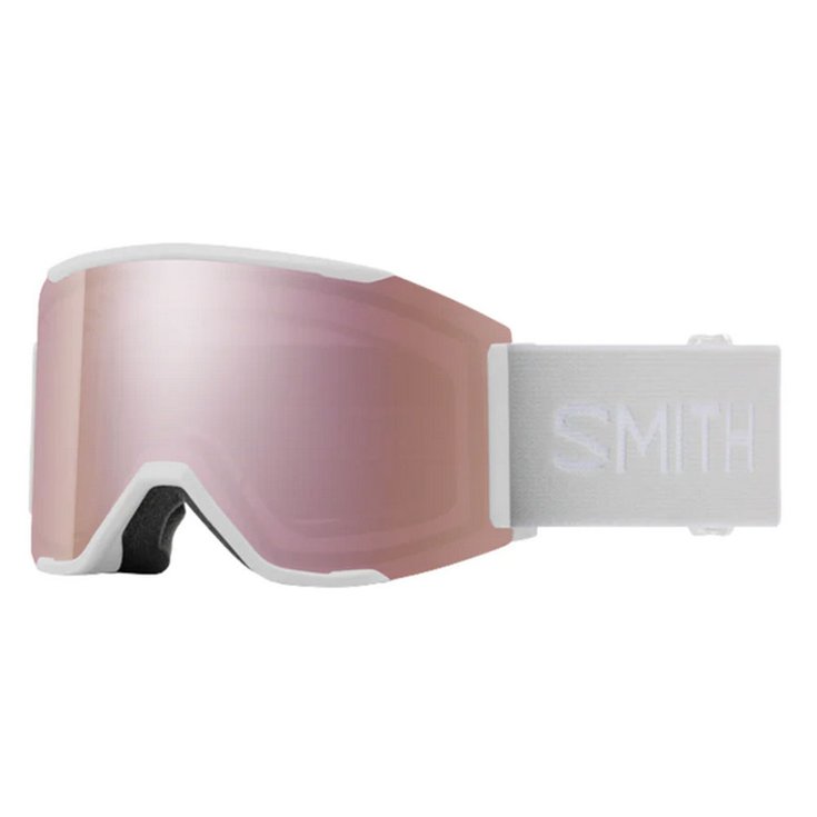 Smith Skibrille Squad S White Vapor Chromapop Photochromic Rose Flash Präsentation