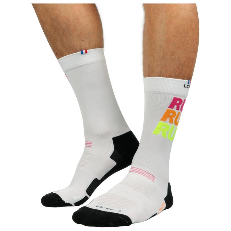 La Chaussette de France Calcetines Coyote High RunRunRun White Presentación