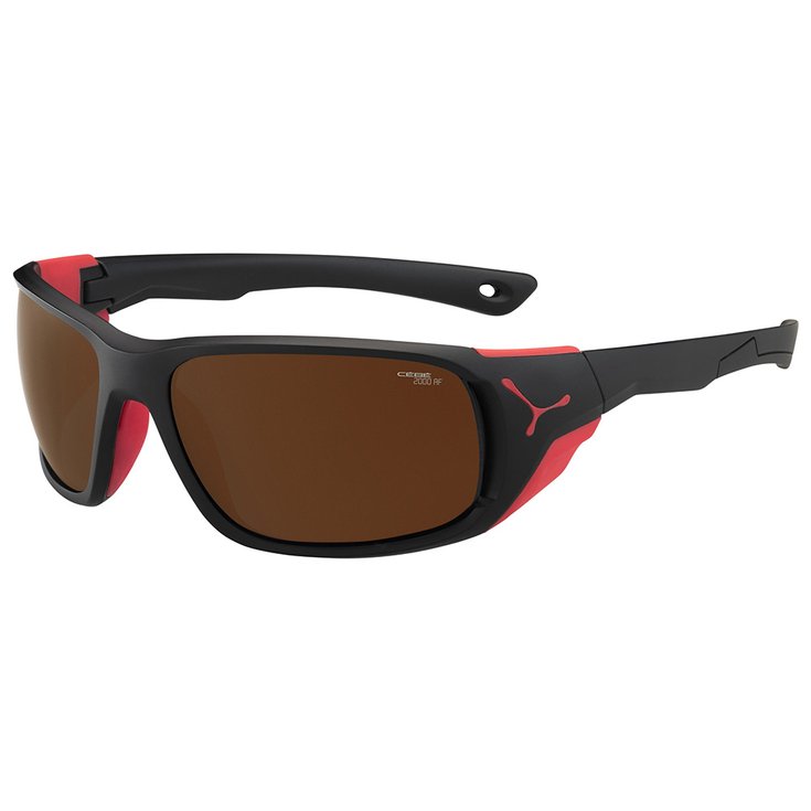 Cebe Sunglasses Jorasses L Matte Black Red 2000 Brown Af Fm Overview
