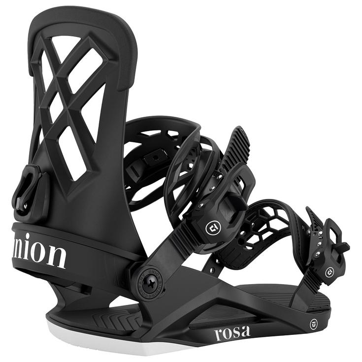 Union Fijaciones snowboard Rosa Black Presentación