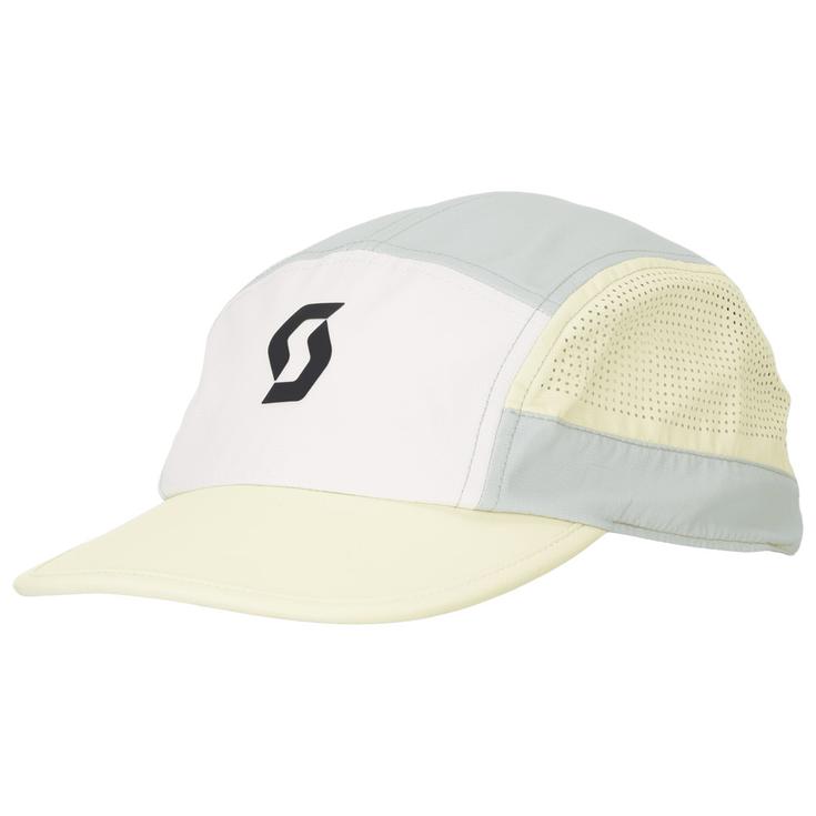 Scott Cap Endurance Tech 5-Panel Cap Spray Grey Pastel Yellow Präsentation
