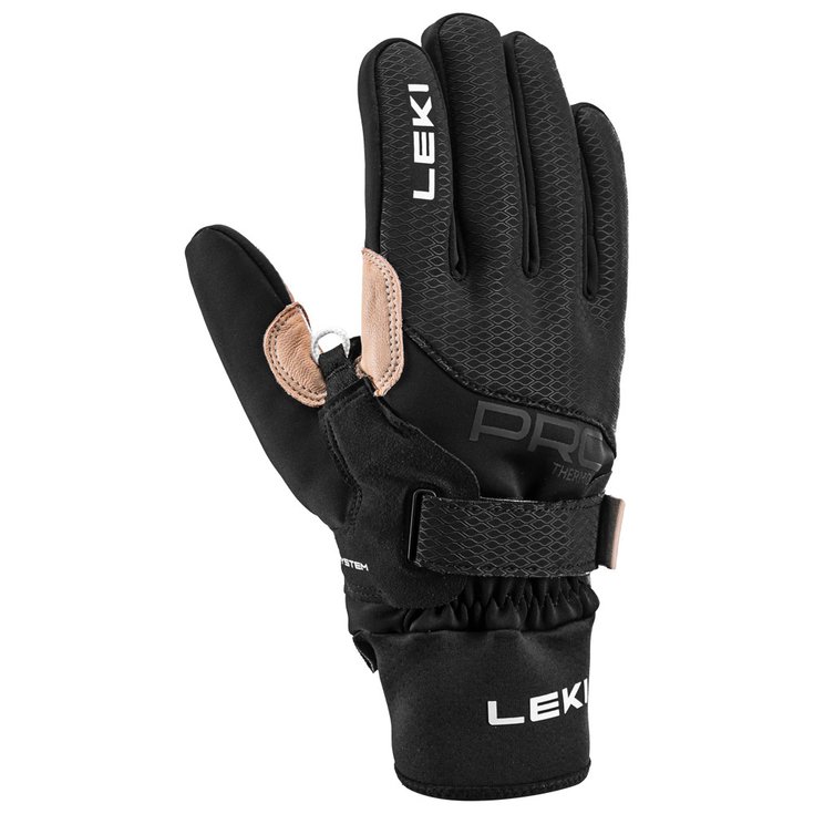 Leki Handschoenen noordse ski Prc Premium Thermoplus Shark Black Sand Voorstelling