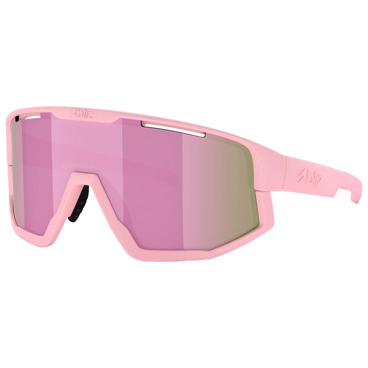 Bliz Zonnebrillen Fusion Matte Powder Pink Brown Rose Multi Voorstelling