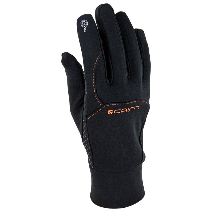Cairn Handschuhe S-Touch Black Orange Präsentation