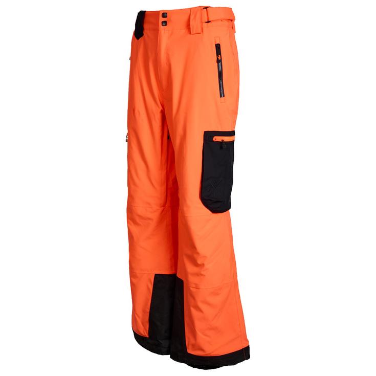 Watts Skihose Xgrab Noir Orange Fluo Präsentation