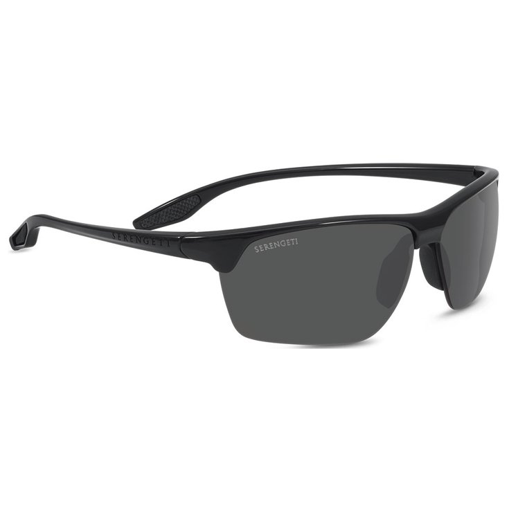 Serengeti Gafas Linosa Shiny Black Phd 2.0 Polarized Cpg Presentación
