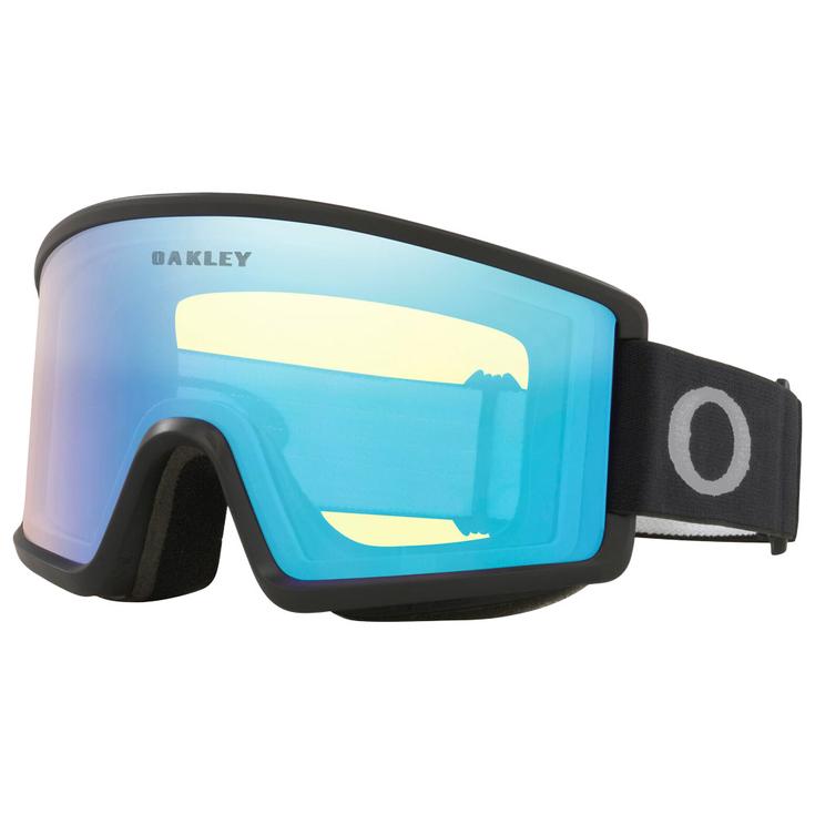 Oakley Skibrille Target Line L Matte Black Hi Yellow + Dark Grey Präsentation