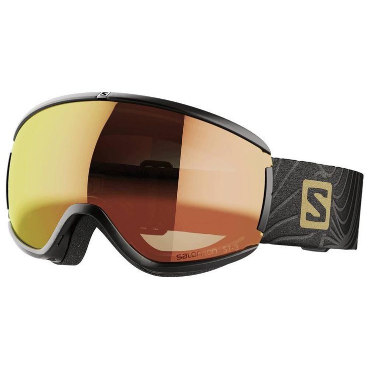 Salomon Goggles Ivy Photo Black Multilayer Red Overview