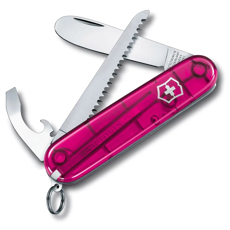 Victorinox Knives My First Victorinox + Scie Rose Translucide Overview