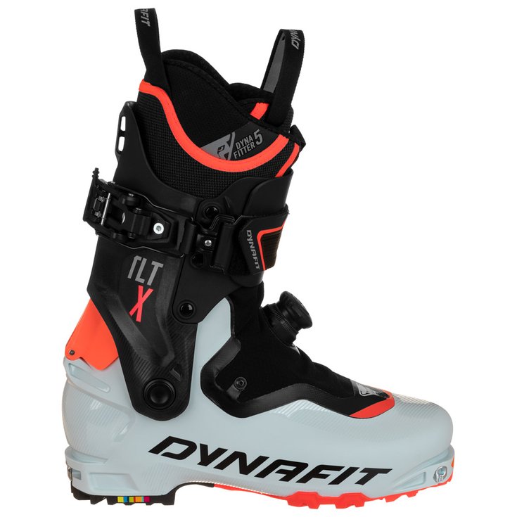 Dynafit Chaussures de Ski Randonnée Tlt X Pu W Puritan Gray Fluo Coral 