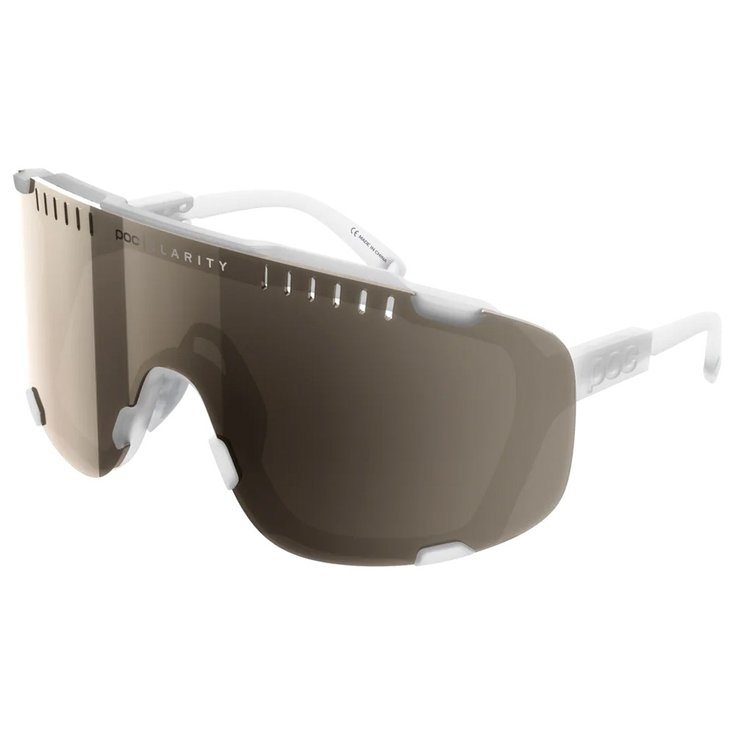 Poc Sunglasses Devour Transparent Crystal Clarity Trail Silver + Clear Overview