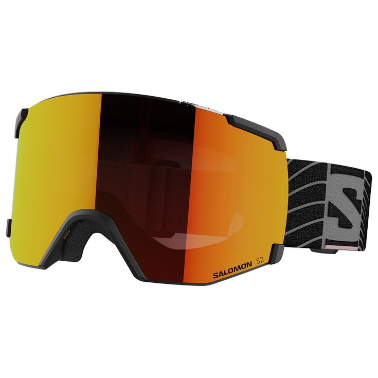 Salomon Skibrillen S/View Black Resort Multilayer Mid Red Voorstelling