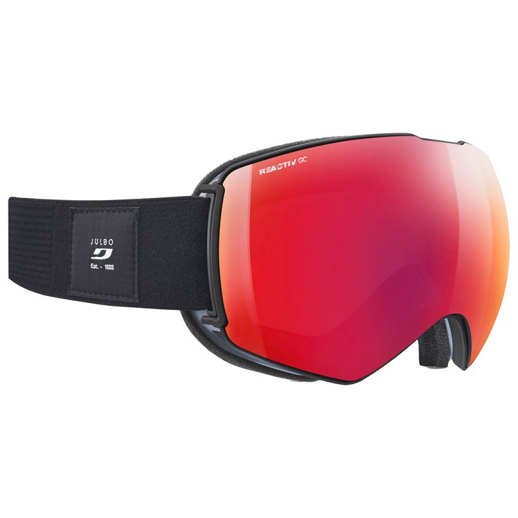 Julbo Masque de Ski Lightyear Noir Gris Reactiv 2-3 Glare Control Présentation