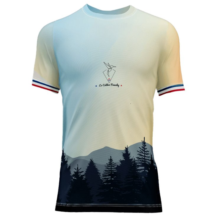 Le Colibri Frenchy Tee-shirt de trail Le Sunset F Dos