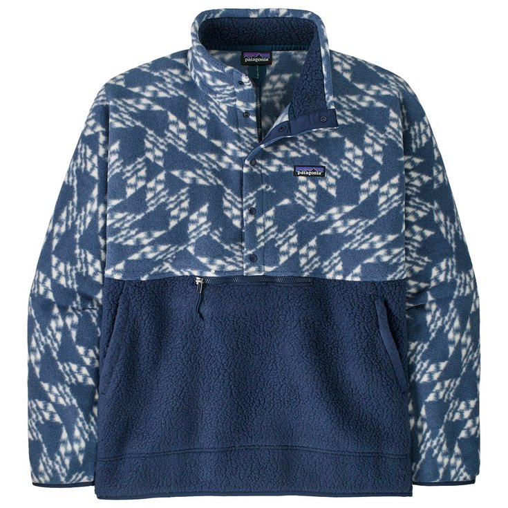 Patagonia Fleece M's Retro Pile 1/2 Snap Pullover New Navy Präsentation