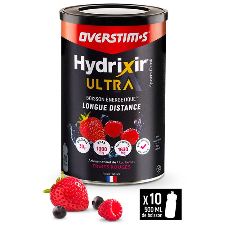 Overstims Bebida Hydrixir Ultra 400 g. Fruits Rouges Presentación