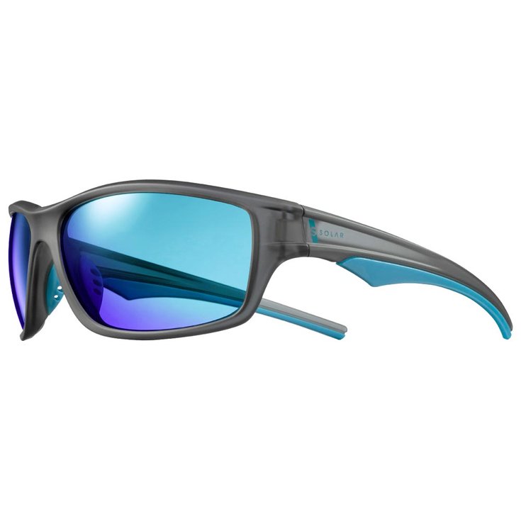 Solar Sunglasses Lennox Gris Bleu Polarized Cat. 3 Flash Bleu Overview