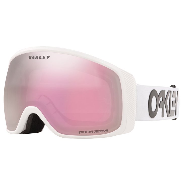 Oakley Masque de Ski Flight Tracker Xm Factory Pilot White Prizm Hi Pink Iridium Présentation